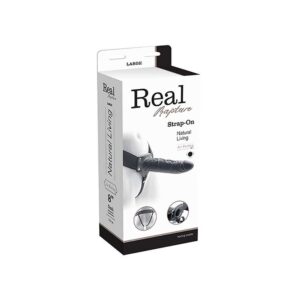Proteza VIBRATORE STRAP ON CAVO REAL RAPTURE 8 BLACK