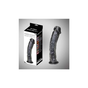 Rocket john black dildo 11 2 inch  28 5 cm