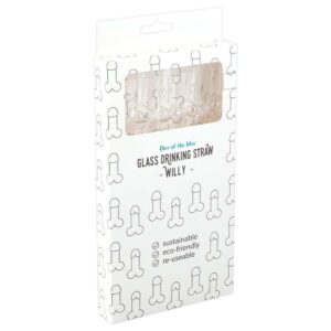 SŁOMKI Glass Drinking Straw Willy