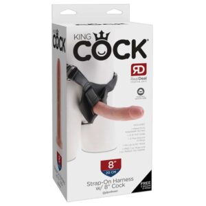 STRAPON KING COCK STRAP ON 8 INCH