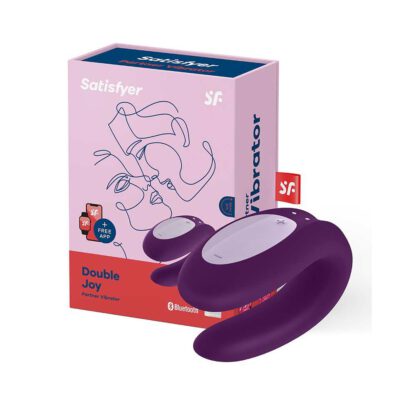 Satisfyer Double Joy Violet incl Bluetooth and App 174E221 1