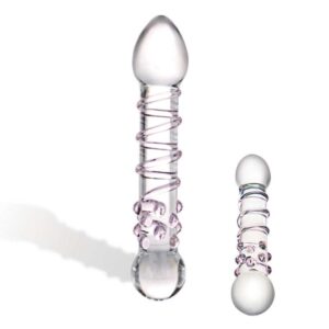 Szklane dildo  Glas Spiral Staircase Full Glass Dildo