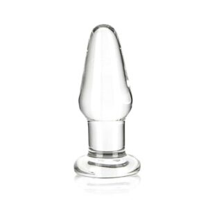 Szklany plug analny  Glas Glass Butt Plug 8 9 cm