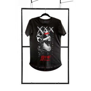 T shirt men black M fashion