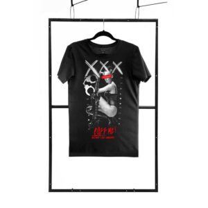 T shirt men black S regular