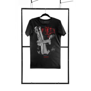 T shirt men black S regular