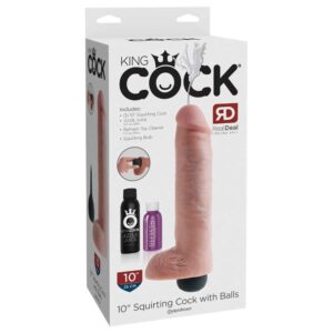 WIBRATOR 10INCH Squirting Cock with Balls