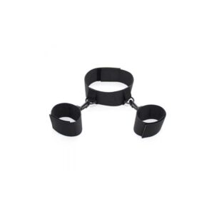 Wiązania Costrittivo Easy Cuffs Collar Arms Restraint black