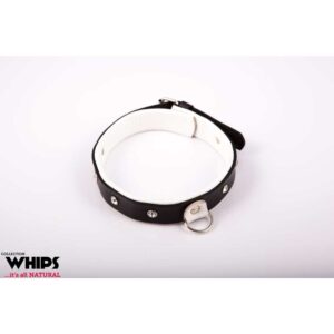 Wiązania  Obroża damska  średnia  biała