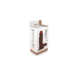 Wibrator REALISTIC VIBRATOR REAL RAPTURE BROWN 7.5 Inch