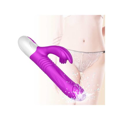 Wibrator Silicone Vibrator USB 10 Function Expander and Thrusting Function 139E508 7