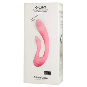 Wibrator dla par  Adrien Lastic G Wave U Shaped Double Rabbit