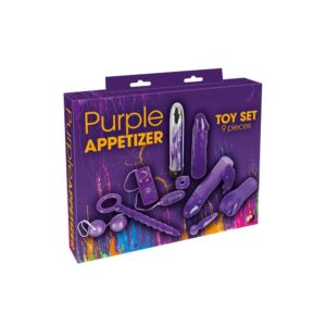 ZESTAW PURPLE APPETIZER 9 PIECE SET