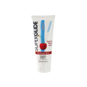 Żel HOT Superglide CHERRY 75ml edible lubricant waterbased