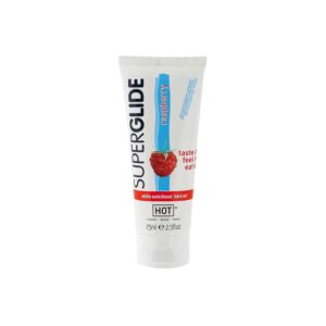 Żel HOT Superglide RASPBERRY 75ml edible lubricant waterbased