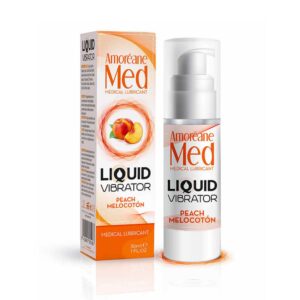 Żel sprej Liquid Vibrator Peach 30ml.