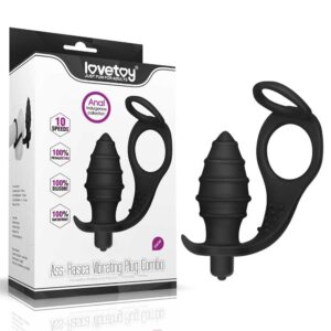Ass Rasca Prostate Vibrating Plug Combo