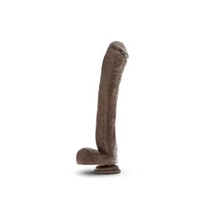 DILDO DR. SKIN MR. ED 13INCH DILDO CHOCOLATE
