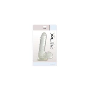 Dildo JELLY DILDO REAL RAPTURE CLEAR 8 Inch