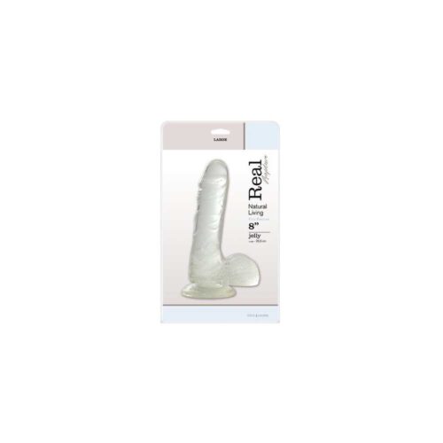 Dildo-JELLY-DILDO-REAL-RAPTURE-CLEAR-8-Inch-100E075-1.jpg