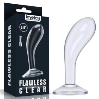 Flawless Clear Prostate Plug 6.0 Inch
