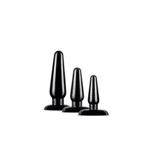 KOREK ANALNY ANAL ADVENTURES BASIC PLUG KIT BLACK