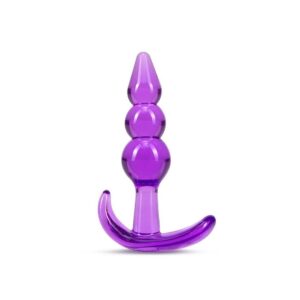 KOREK ANALNY B YOURS TRIPLE BEAD ANAL PLUG PURPLE