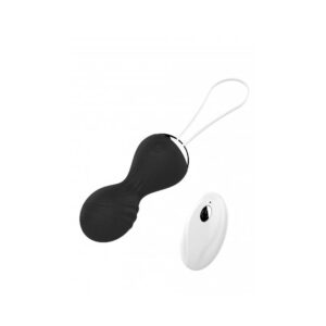 Kulki Vibrating Silicone Kegel Balls USB 10 Function  Remote control Black