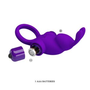 PRETTY LOVE  VIBRANT PENIS RING I Purple