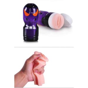 Purple flesh masturbator cup