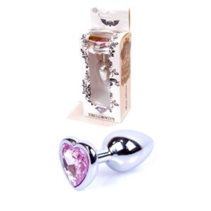 Plug Jewellery Silver Heart PLUG Rose
