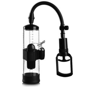 Pompka Powerpump MAX Vibrating Black Clear