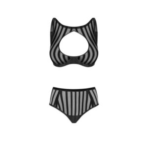 Petitenoir Set out of high neck underwired bra and brief L