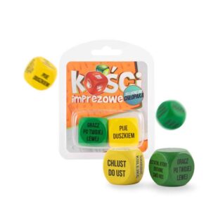 Zabawka Kości imprezowe super chłopaka różne kolory