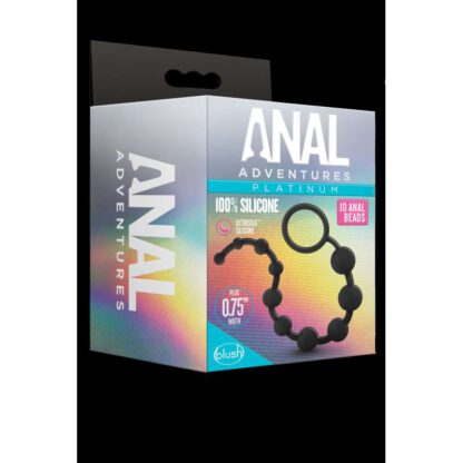 322E519 2 Koraliki analne Anal Adventure Platinum Blush