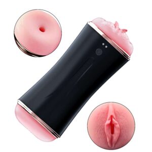 Masturbator Vibrating Masturbation Cup USB 10 function Interactive Function Double Ends