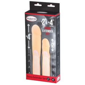 MALESATION Penis Extender Set 2 Inch 4 Inch