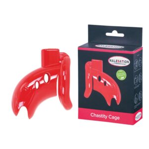 MALESATION Chastity Cage red