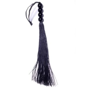 Silicone Whip Black 14 Inch Fetish Boss Series