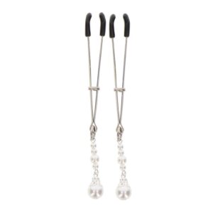 Taboom Tweezers With Pearls Silver