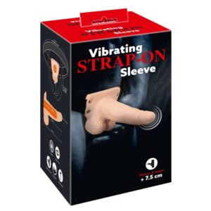 Vibrating Strap On Sleeve