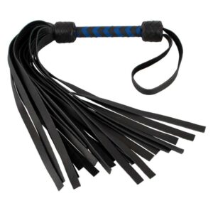 Leather flogger black royal