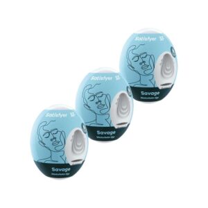 Masturbator Eggs set of 3 Bubble