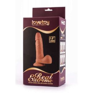 Dildo z przyssawką Real Extreme 21 5cm Lovetoy