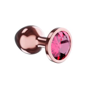 Plug Butt Plug Diamond Ruby Shine S Rose Gold