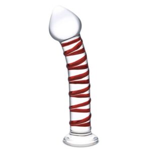 Szklane dildo Glas Mr. Swirly Dildo 20 3 cm
