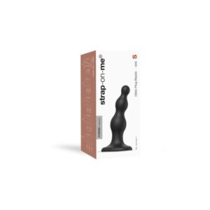 DILDO PLUG BEADS BLACK S