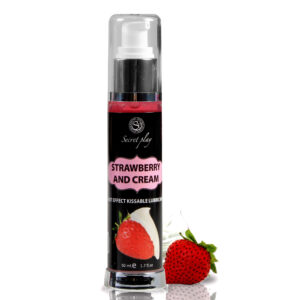 STRAWBERRY CREAM HOT EFFECT KISSABLE LUBRICANT 50 ML