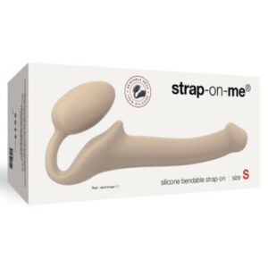 Strap on me Silicone bendable strap on Flesh S